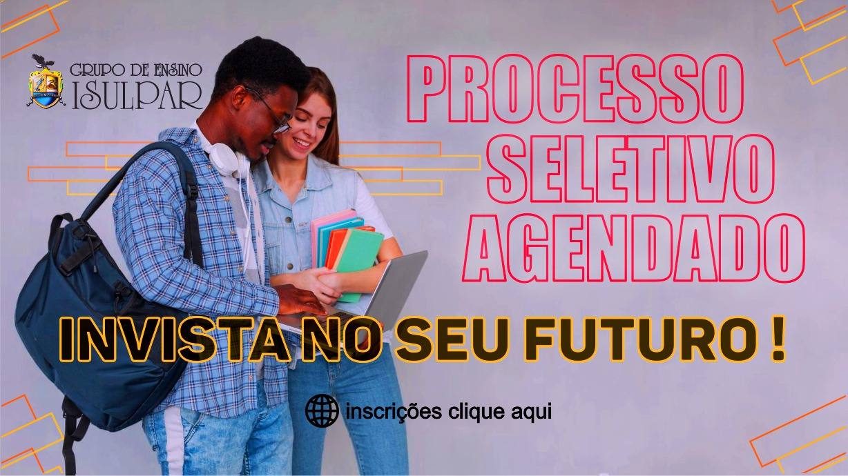 Processo seletivo agendado