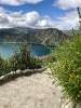 O lago de um vulcão